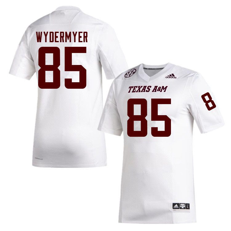Men #85 Jalen Wydermyer Texas A&M Aggies College Football Jerseys Sale-White